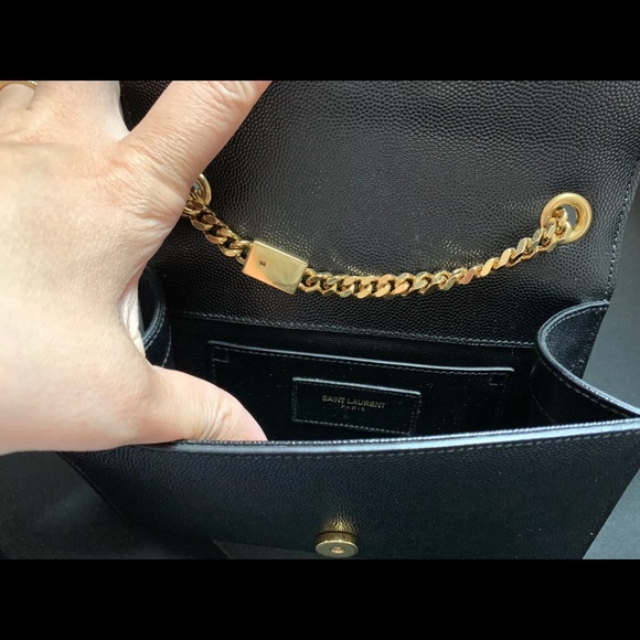 YSL LEATHER CROSSBODY BAG - Picture 7 of 8